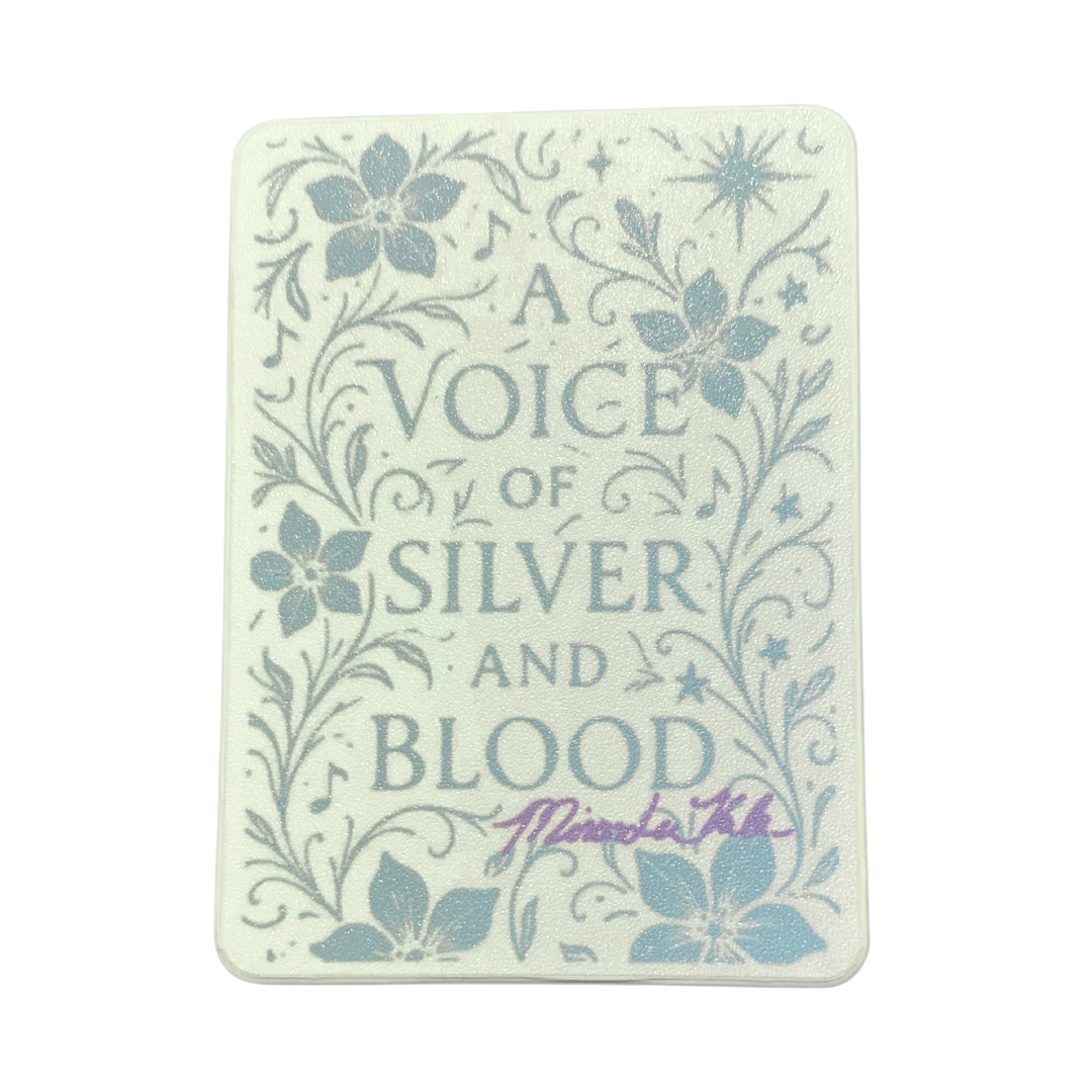 A Voice of Silver & Blood Kindle Case – Signed Limited Edition | Miranda Vale