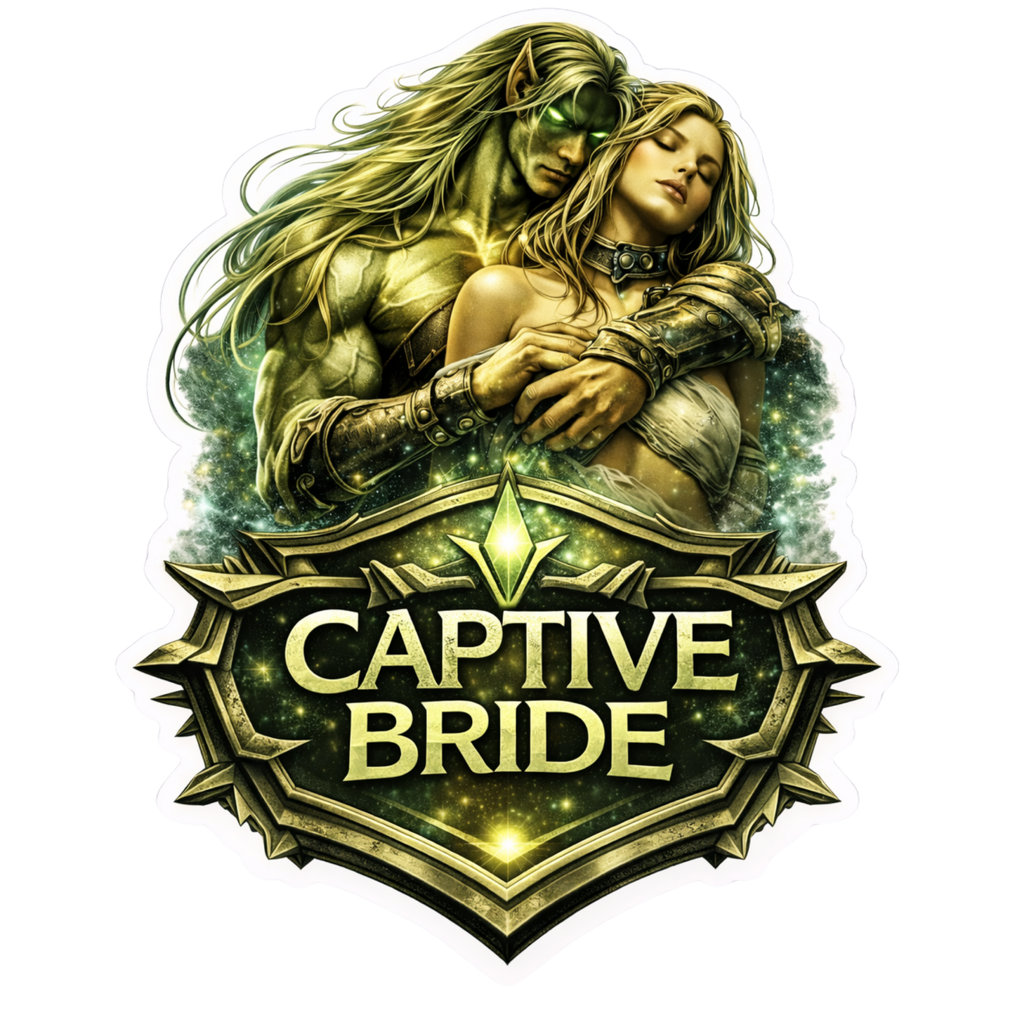 Captive Bride alien romance sticker