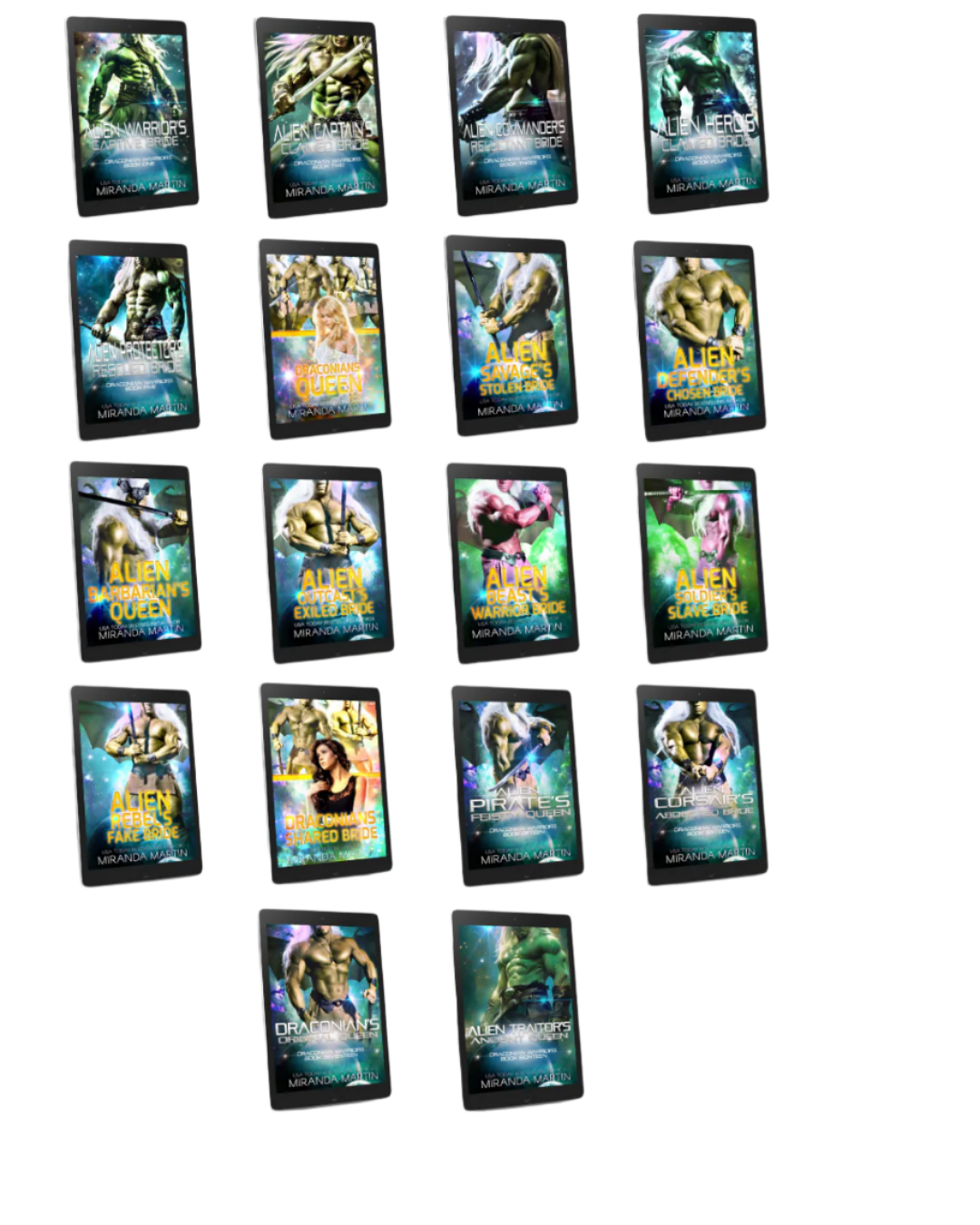 Draconian Warriors Saga - 18 Books.