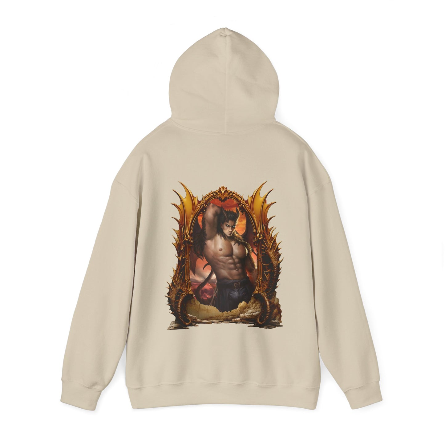 Ladon's Smoldering Eyes - Unisex Heavy Blend™ Hooded Sweatshirt