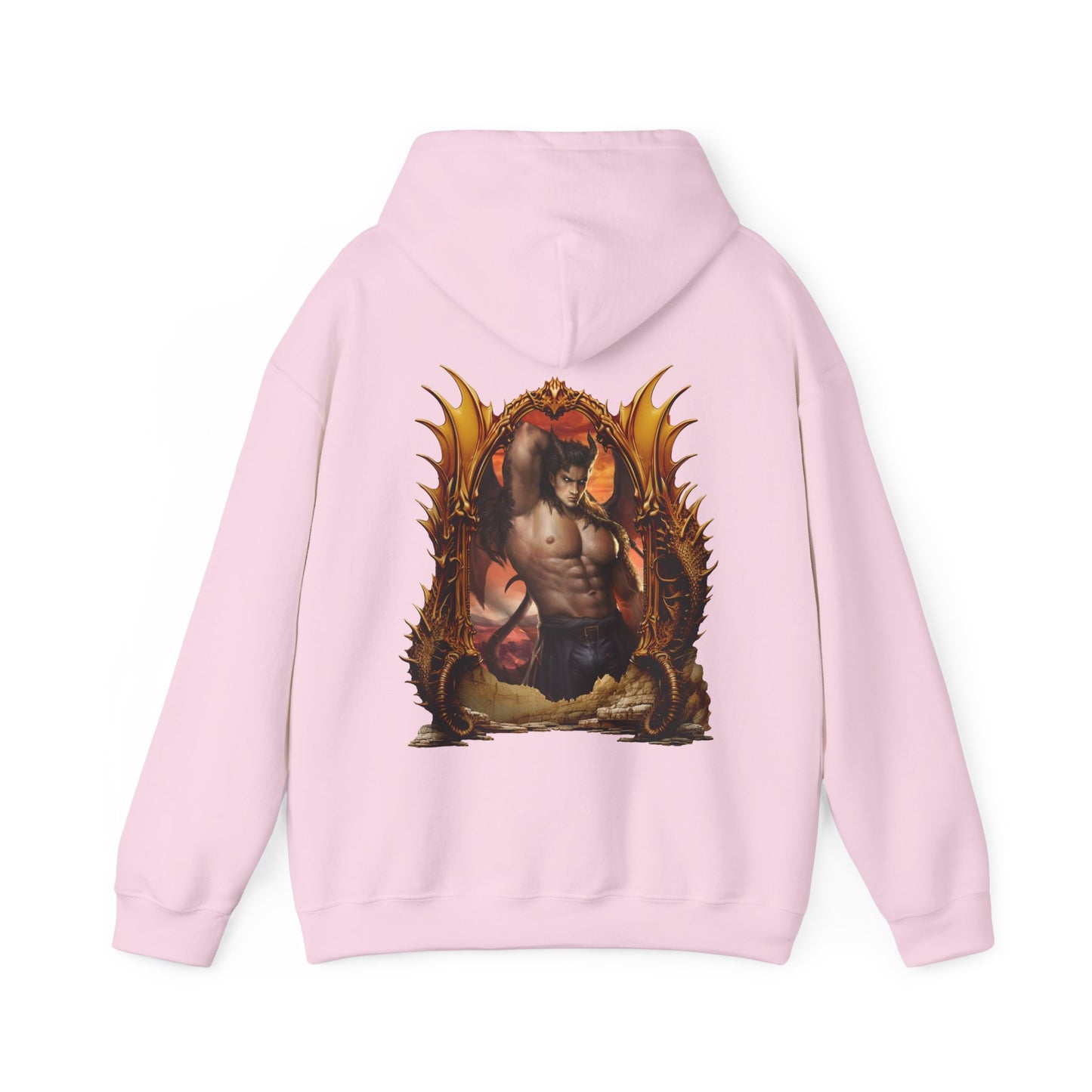 Ladon's Smoldering Eyes - Unisex Heavy Blend™ Hooded Sweatshirt