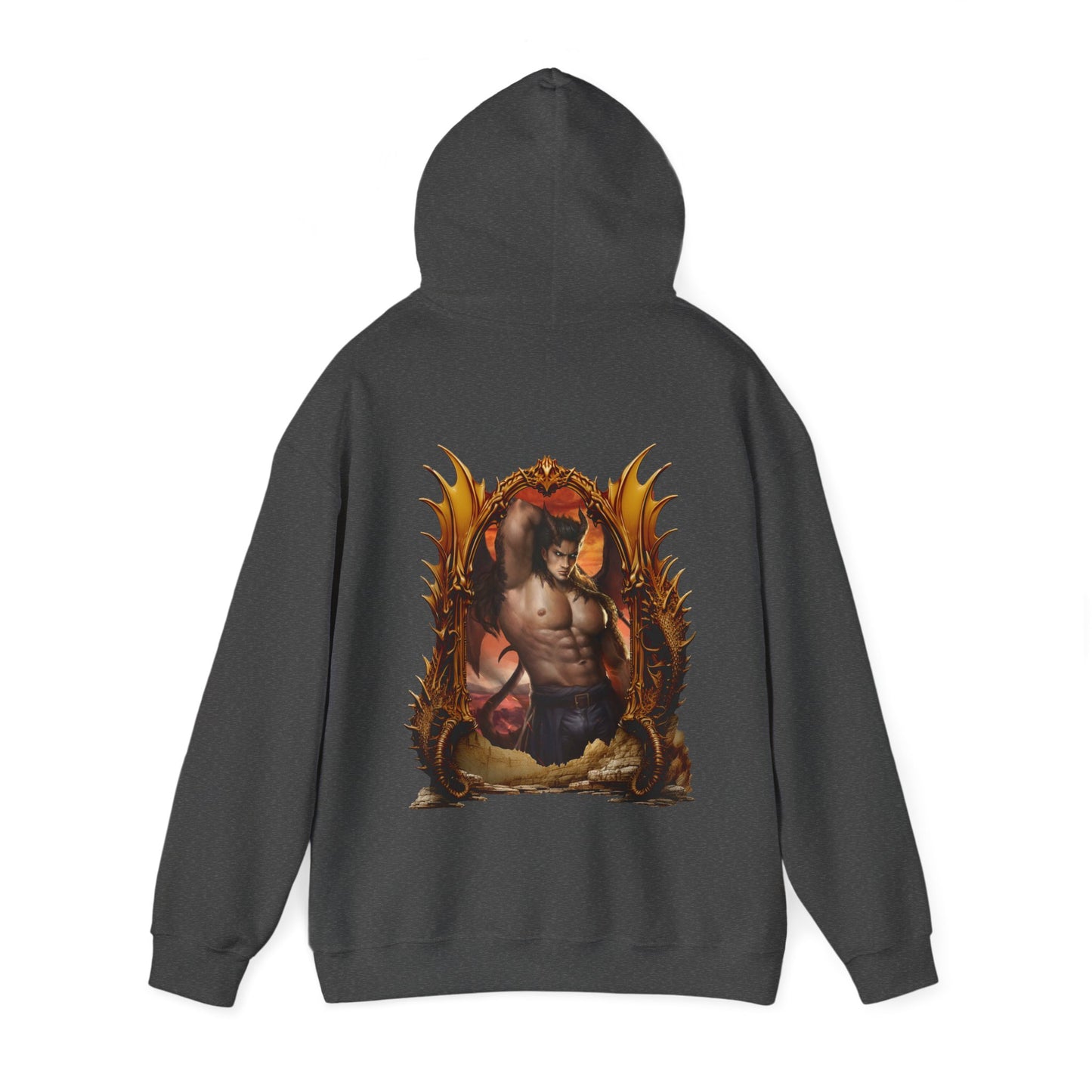 Ladon's Smoldering Eyes - Unisex Heavy Blend™ Hooded Sweatshirt