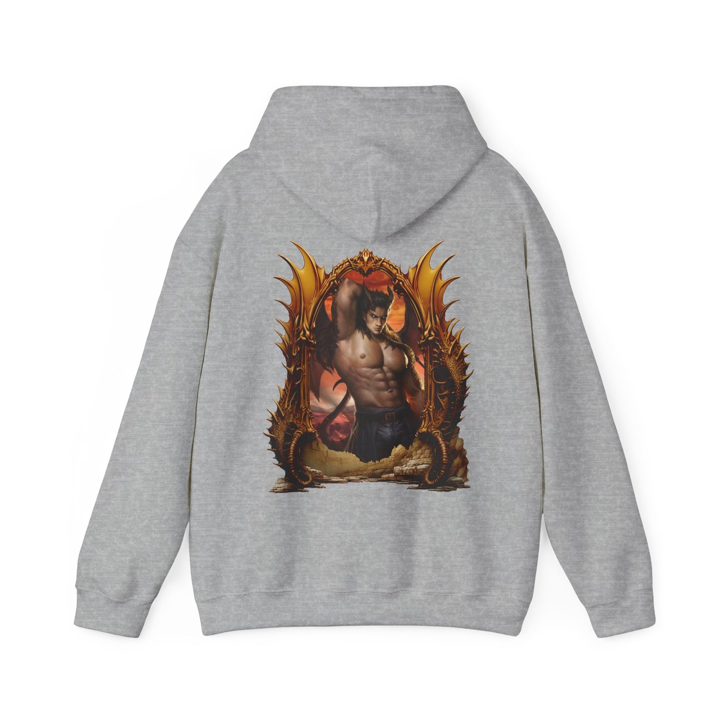 Ladon's Smoldering Eyes - Unisex Heavy Blend™ Hooded Sweatshirt