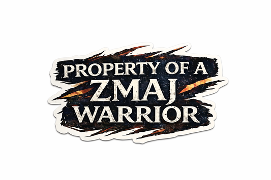 Property of A Zmaj Warrior Sticker