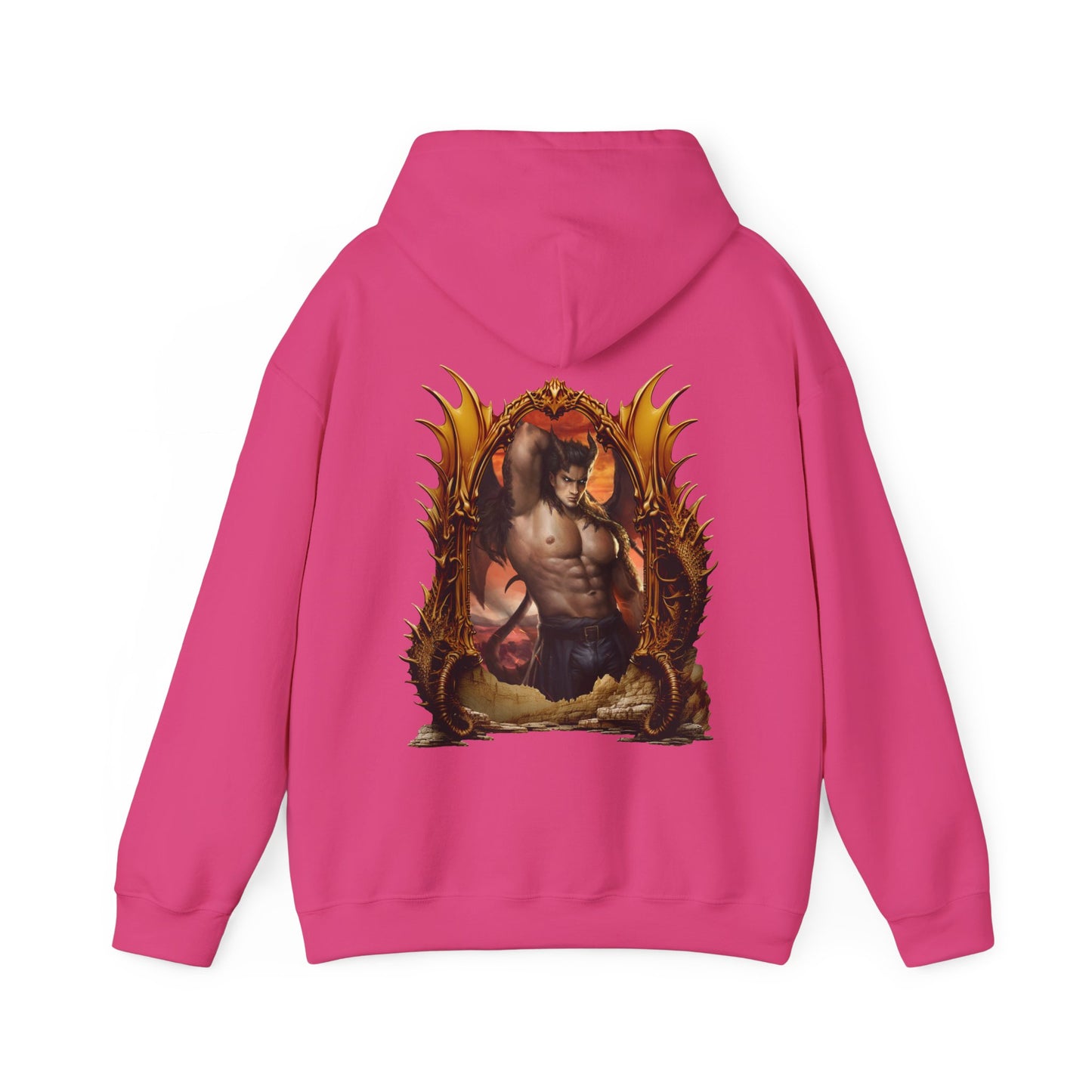 Ladon's Smoldering Eyes - Unisex Heavy Blend™ Hooded Sweatshirt