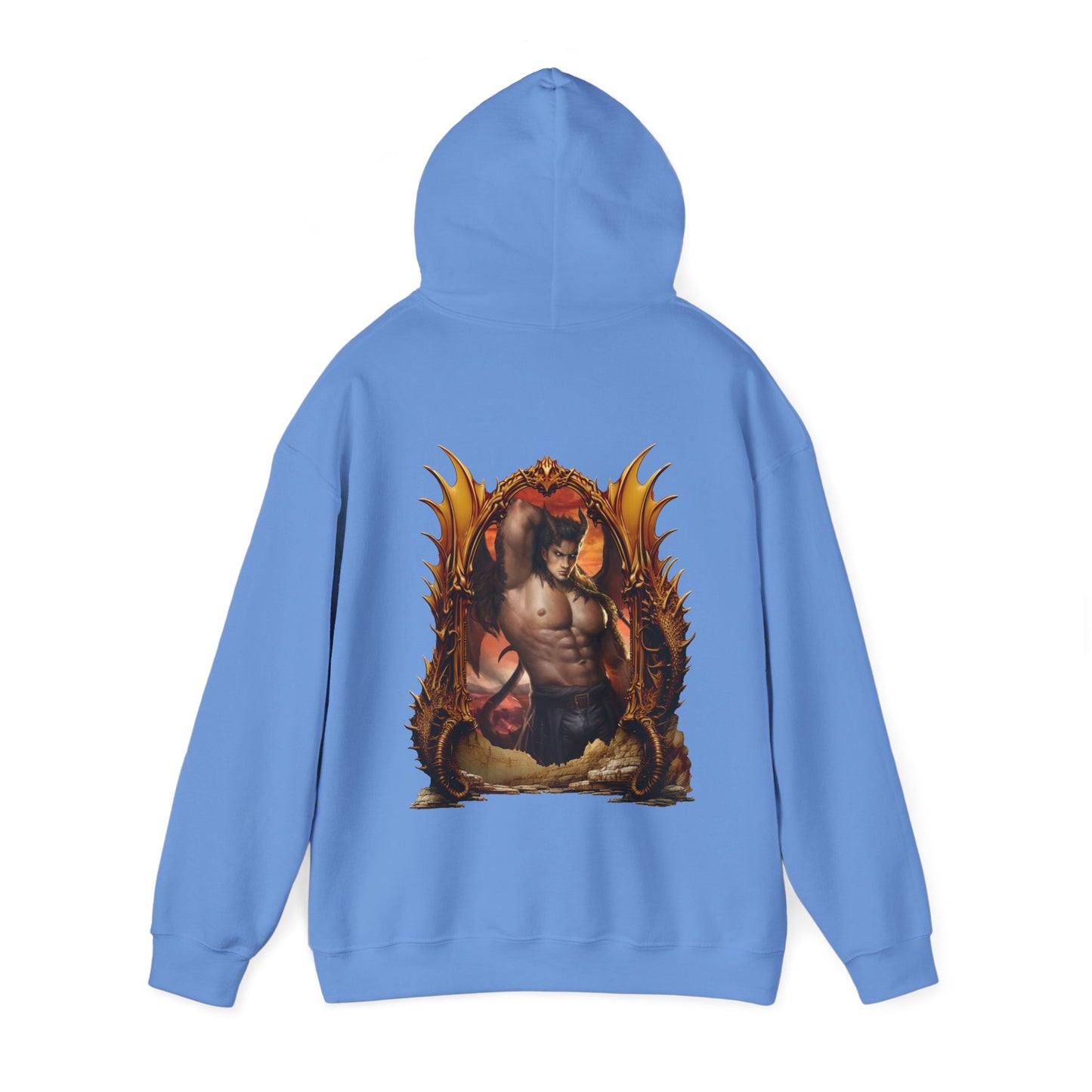 Ladon's Smoldering Eyes - Unisex Heavy Blend™ Hooded Sweatshirt