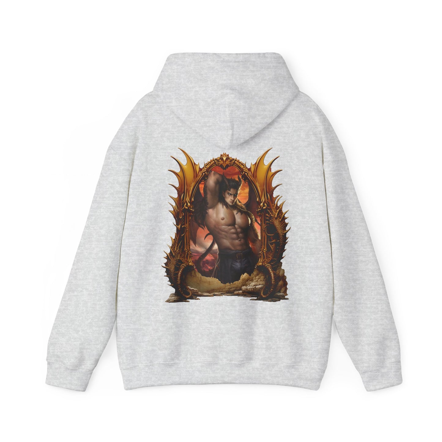 Ladon's Smoldering Eyes - Unisex Heavy Blend™ Hooded Sweatshirt