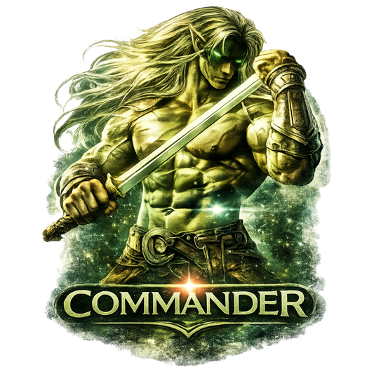 Alien commander warrior sticker