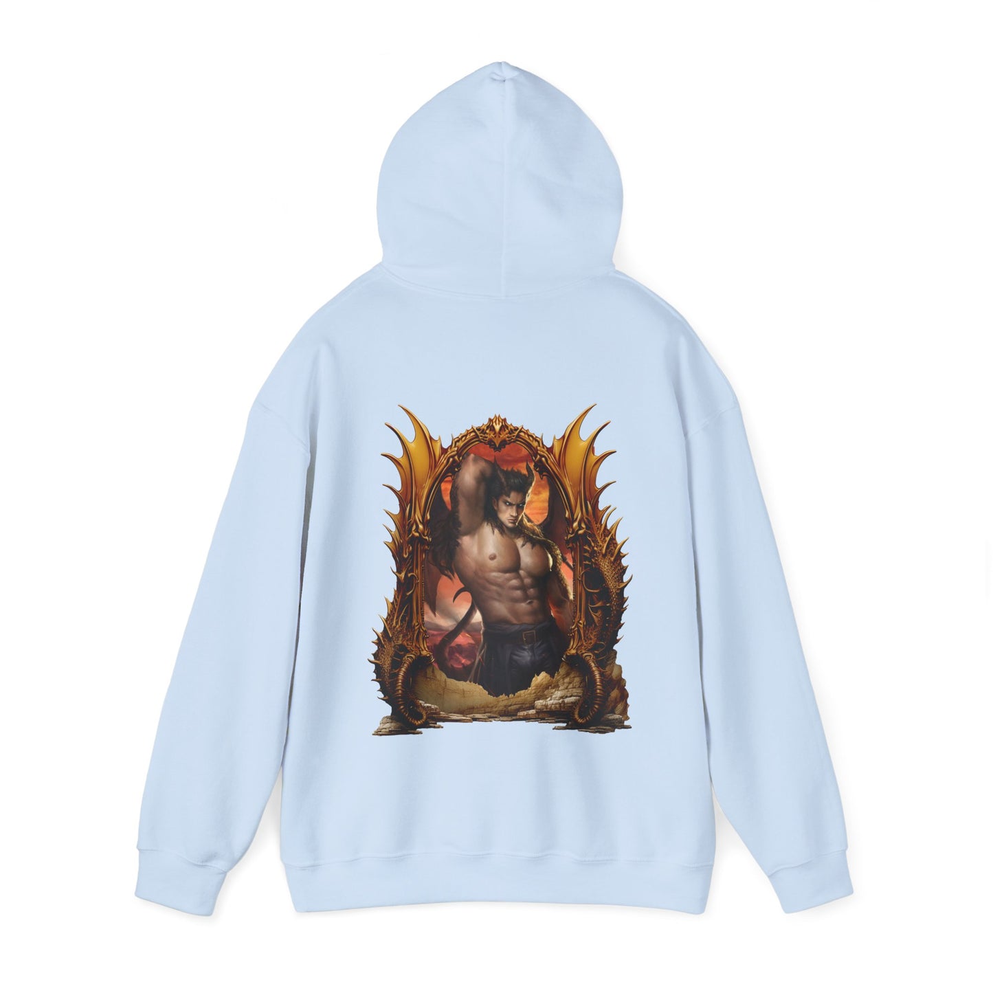 Ladon's Smoldering Eyes - Unisex Heavy Blend™ Hooded Sweatshirt