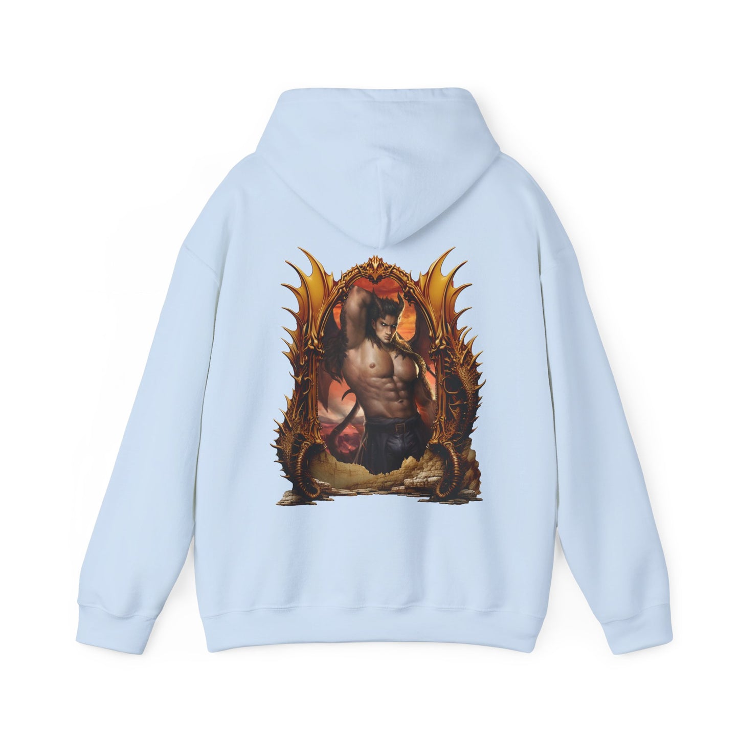 Ladon's Smoldering Eyes - Unisex Heavy Blend™ Hooded Sweatshirt