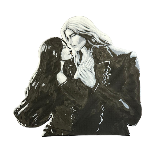 Faelan & Skye 3D Wall Art – A Voice of Silver & Blood | Miranda Vale