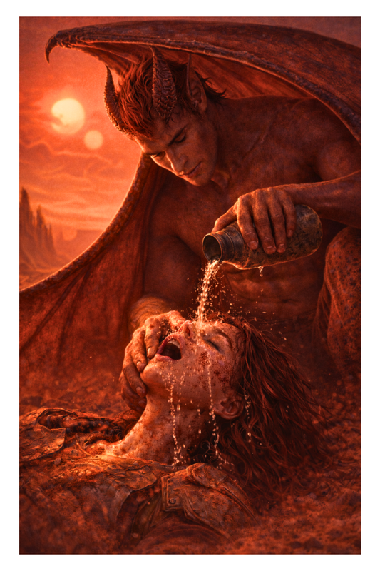 Drink Pour Postcard