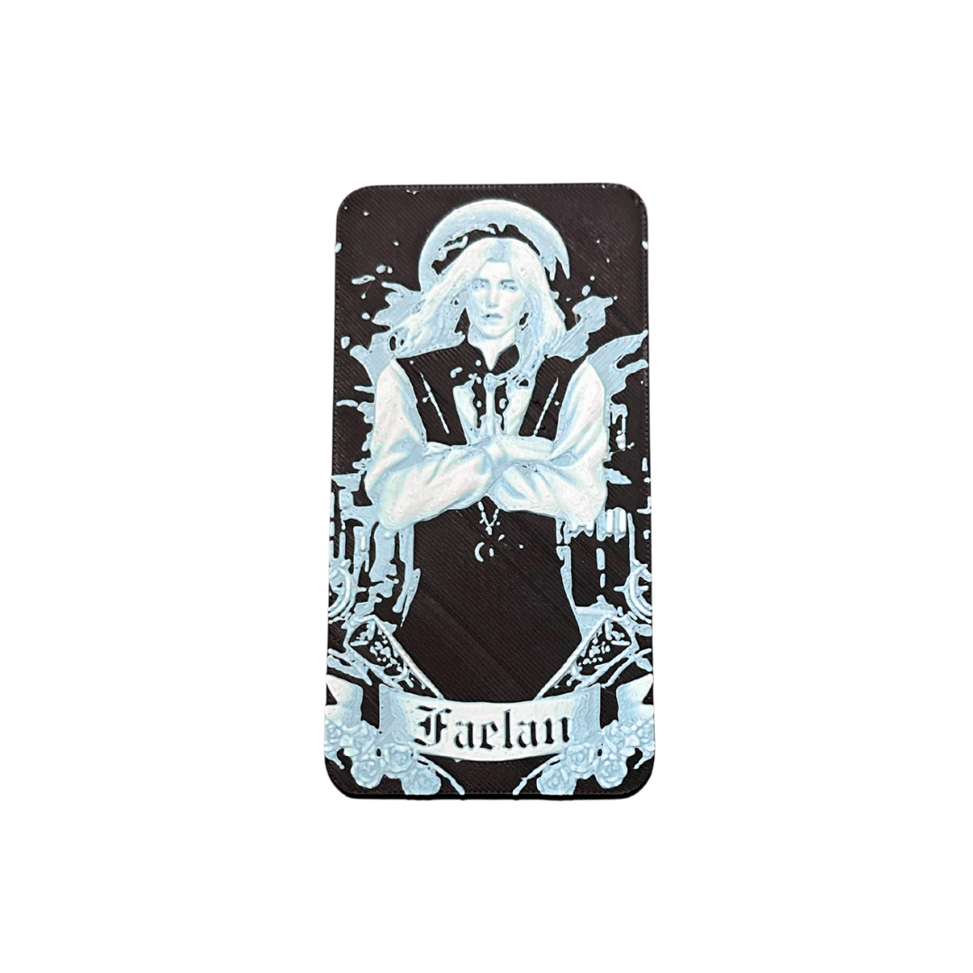 Faelan Book Card – A Voice of Silver & Blood Collectible | Miranda Vale