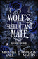 Book cover of 'Wolf's Reluctant Mate' with decorative elements and blue roses.