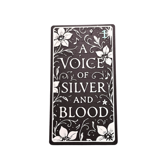A Voice of Silver & Blood Book Card – Series Cover Collectible | Miranda Vale